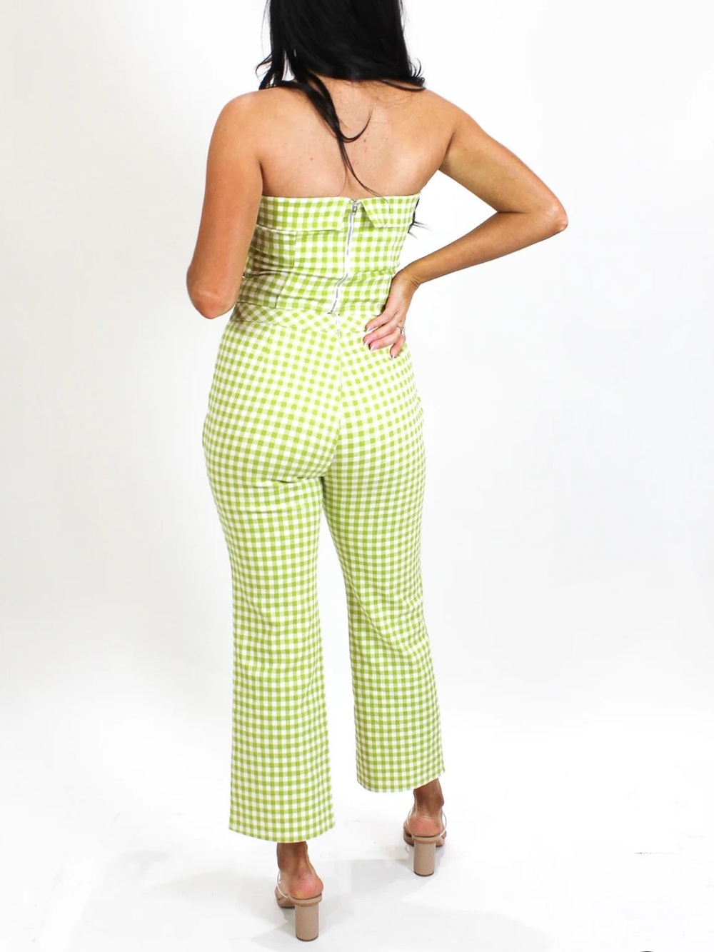 Green gingham set size medium - Picture 2 of 5